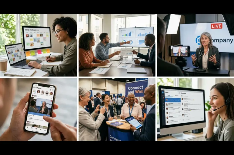How can businesses generate quality leads through social media marketing?