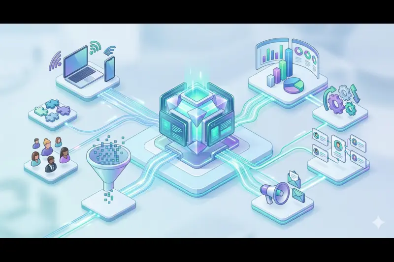 How does CRM help businesses manage customer data effectively?